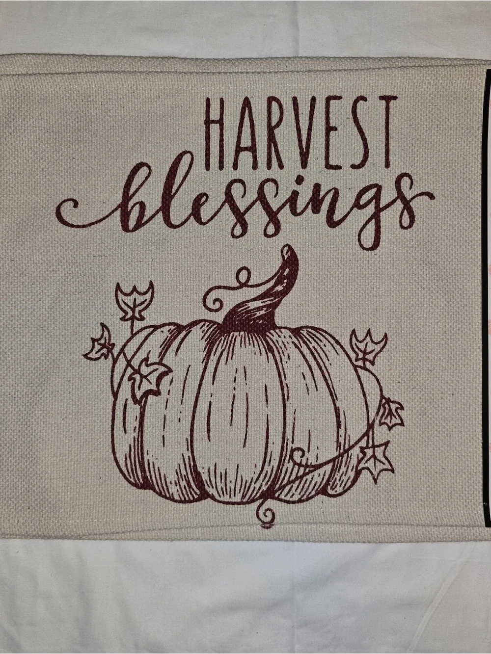 Harvest Blessings Table Runner & 4pc Placemats Combo